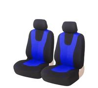 Universal Blue Car Seat Cover For NISSAN For Juke Polyester Fabric Protect Covers Car Seat Covers(2 pcs blue front)