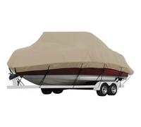 Universal Boat Cover for Fish & Ski Boats, Waterproof & UV Resistant for Optimal Protection, Easy Fit Design for Various Models