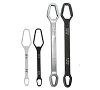 Universal Bone Wrench - Metric Adjustment Spanner, Multi Purpose Hand Tool | Chrome Vanadium Steel Mechanical Gear, Double Ended Self Tightening Spanner for Automotive Repair Task
