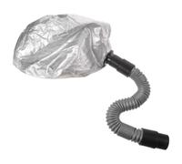 Universal Bonnet Hood Silver for Salon Hair Steamer, Adjustable | Lightweight Attachment Plastic Sheeting, 64.00x21.00x18.00cm Size, for Thermal Treatment Machines