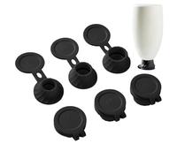 Universal Bottle Emptying Kit - 10.7 * 4.5 * 2.5cm Inverted Empty Set for Bottles, 3 Size Adapters, 6 Piece Transfer Connector, Get Every Drop