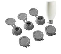 Universal Bottle Emptying Kit - 10.7 * 4.5 * 2.5cm Inverted Empty Set for Bottles, 3 Size Adapters, 6 Piece Transfer Connector, Get Every Drop