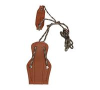 Universal Bowstring Changer Up and Down Bow Winding Rope Corrector Assist for Recurve Bow American Bow Straight Draw Bow Leather Nylon Brown 167cm