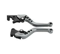 Universal Brake Levers for Motorcycles Accessories for Motorcycles Modified Horn Adjustable Hand Lever GY6(Grey)