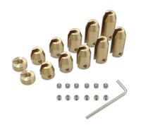 Universal Brass Motorcycle Reusable Wheel Spoke Balance Weights Refill Kit Compatible for Super Motor,Dual Sport,Metric Cruisers,Vintage and Any Other Spoked Wheels(12 PCS)