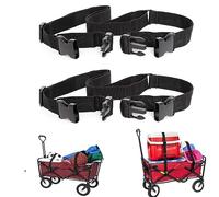 Universal Buckle Straps for Collapsible Folding Outdoor Utility Wagon, Adjustable Design design to prevent your items from falling on the ground.Children's dining chair seat belt, camping accessories.