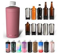 Universal Buddy XL Can Cooler by Frost Buddy - Fits 12-ounce, 16-ounce, 20-ounce, and 24-ounce Cans and Bottles - Keep Your Drinks Refreshingly Chilled for over 12 hours. (Winter Rose)