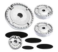Universal Burner Crown Flame Cap Oven Cooker Hob Gas for ,Flame Fits All Between Sizes Flat