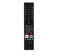 Universal Bush TV Remote Control Replacement - For Bush/Luxor/Hitachi/Polaroid/Digihome/Celcus/Finlux TVs - Works Straight Away, No Setup Required - With Netflix/YouTube/Amazon/Freeview Buttons