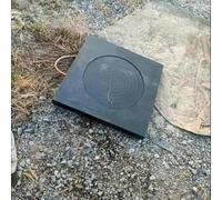 Universal C Outrigger Pads for Jacking & Stabilizing Trailers, Cars, Service Vehicles - Heavy-Duty 23.6"x23.6"x2" Non-Slip Landing Pads for Safe Support