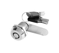 Universal Cabinet Lock 3 Pack Tool Box Locks 20mm Tubular Cam Lock Keyed Alike for Cabinet, Mailbox, Drawer, Post Box(20mm U)