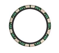 Universal Cactus Art Print Steering Wheel Cover – Breathable Car Steering Wheel Cover for Cars, Trucks, SUVs, and ATVs