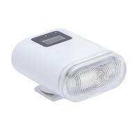 Universal Camera Flash, Hot Shoe Mount Mini Camera Flash 5600K 8 Level Brightness, Portable Digital Camera Flash Type C Rechargeable, for GR3 for ZV1 (White)