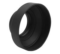 Universal Camera Lens Hoods 49mm 52mm 55mm 58mm for DSLR - Foldable Rubber Hood Cap with Metal Ring, Prevents Glare and Lens Damage