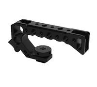 Universal Camera Top Handle Grip, Aluminum Alloy Camera Handle with 1/4 Inch 3/8 Inch Threads and Cold Shoe Port, Lightweight Ergonomic Design for DSLR Cameras, Compatible with Nik