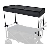 Universal Canopy for Foldable Wagon Attachment,Awning Shade Cover Folding Trolley Cart Accessories Oxford Cloth，Utility Canopy Replacement Waterproof Removable Portable，Suitable for Different Sizes