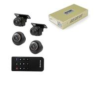 Universal Car 360 Degrees Surround View Reverse Parking Camera 4 Camera Bird View Panoramic 2D System DVR HD 1080P Reversing Camera(None)