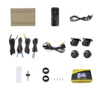 Universal Car 4 Camera 360 Degrees Surround View Reverse Parking Bird View Panoramic 2D System DVR HD 1080P Reversing Camera(32G)
