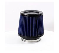 Universal Car Air Filter Modification 76MM 89MM 101MM High Flow Cold Cone Air Intake Filter 2.5inch 3inch 3.5inch Air Intake Hose(Blue)