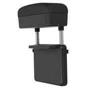 Universal Car Armrest, Height Adjustable Center Console Arm Rest for Car, Car Arm Rest Extender Support Elbow Support Storage Box Wireless Phone Charg er with Data Cable (Black)