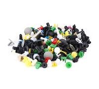 Universal Car Assorted Plastic Fastener Retainer Rivet Push Pin Kit, 1000 Pieces, Multi-Colour, Door Trim Bumper Clips