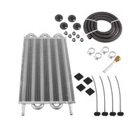 Universal Car Auto A C Air Conditioning Tubular Condenser Aluminum Alloy Efficient Heat Dissipation Enhanced Energy Saving Vehicle Modified Accessories with Easy Installation Complete Kit