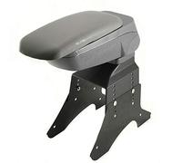 Universal Car Central Console Armrest Arm Rest Storage Organiser Box Sliding Top Faux Leather Grey Soft and Comfortable Accessories Interior For Car Van Bus