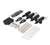 Universal Car Central Locking Kit 4-Door Motor Actuator, 5 Pcs | Remote Keyless Entry System With 433.92Mhz Receiver, Heavy-Duty 12V Motors, Power Lock Conversion For 4-Door Automobiles Cars