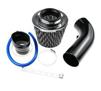 Universal Car Cold Air Intake Filter Induction Kit Compatible for Madlife Garage Pipe Hose System One Set 76mm (Black)