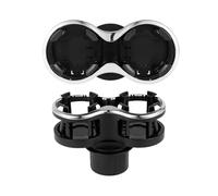 Universal Car Cup Holder Car Cup Holder 2 In 1 Double Hole Water Bottle Drink Universal With Adjustable Base Anti-Shake Stable Auto Organizers Cars Beverage Holders
