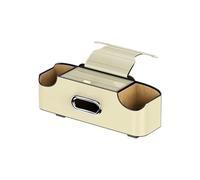 Universal Car Cup Holder Car Tissue Box Seat Back Hanging Holder Multifunctional Storage Dual Hook Put Water Cup Phone Etc Auto Cups Holders(White)