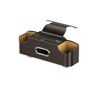 Universal Car Cup Holder Car Tissue Box Seat Back Hanging Holder Multifunctional Storage Dual Hook Put Water Cup Phone Etc Auto Cups Holders(Mocha Brown)