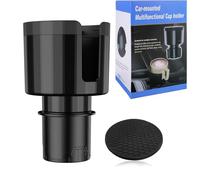 Universal Car Cup Holder Expander, Drink Holder for Cars with Adjustable & Expandable Base, Fits Large Drink Bottles in 0.5-1.4 L (7-10.5 CM)