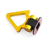 Universal Car Decorative Trailer Ring Hook Front Tow Hook Automotive Bumper Decoration, V, Gold, V shape