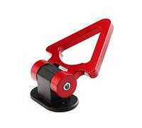 Universal Car Decorative Trailer Ring Hook Front Tow Hook Automotive Bumper Decoration, V, Red, V shape