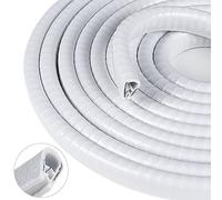 Universal Car Door Edge Protector Strips 10m U Shape Rubber Edge guard Trim Strip Weather Stripping for most Car Mental Edges (white)