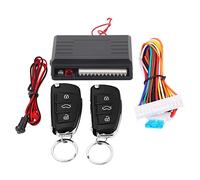 Universal Car Door Lock Keyless Entry System with Trunk Release, Remote Central Control Kit, Vehicle Finder Function, Turning Light Flash, LED Indicator, for Electric and