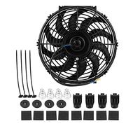 Universal Car Engine Cooling Fan 12 Inch 12V Electric Radiator Motor Cooling Fan with Mounting Kit Ultra Slim Design