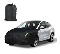Universal Car Engine Cover for Mid-size to Full-size SUVs, Sedans&Wagons, Car Hood Cover, Bonnet Bra Protector Guard, for Front Grille Protection/Anti-Rodent Insect UV (L181-205in x W65-73in)