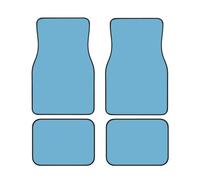 Universal Car Floor Mats Stream Stone Blue Print Car Floor Mat Set of 4, Anti-Slip Neoprene Front & Rear Carpets, Car Decor Accessories Fit for Car, SUV, & Trucks