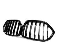 Universal car front grille Car Front Kidney Grill Accessories Glossy Black Single Line Bumper Grille for BMW