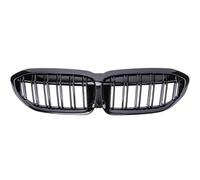 Universal car front grille Car Front Kidney Grill Grille Racing for gloss Black 2 Slat for BMW 3 Series
