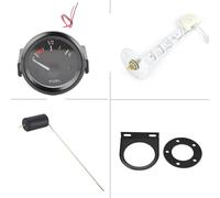Universal Car Fuel Gauge LED Digital E-1/2-F Meter with Fuel Sensor, 52mm Fuel Meter for Cars, LED Fuel Gauge Compatible with Most Vehicles, Easy-to-Read Car Fuel Gauge for Ing