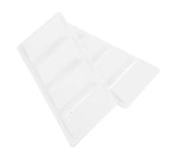 Universal Car Hood Vent Cover Trim ABS White Shark Fin Design | Tool Free Install, Universal Fit for Suvs and Hoods, Exterior Styling for DIY Installers and Hobbyists