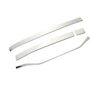 Universal Car Interior Accessories 4Pieces/set Stainless Steel For VW For T-ROC 2018-2023 LHD Car Center Console Trim Decoration Strip Accessories