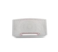 Universal Car Interior Accessories For Haval For Jolion 2021 2024 Center Control Gear Shift Cup Holder Storage Box Stereo Audio Speaker Sound Frame Cover Trim(Matte Silver)