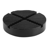 Universal Car Jack Pad Adapter Slotted Jacking Point Cushioning Rubber Disk Protective Support for Vehicle Undercarriage 125mm 4.92in Diameter