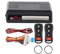 Universal Car Keyless Entry System and Central Door Locking Kit with Remote Control for Vehicles - Includes Trunk Release and Power Window Rising Function for Enhanced Security