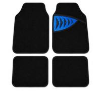 Universal Car Mats 4 Piece Set 4-5mm Thick Heavy Duty Non-Slip Carpet | Heavy Duty Polyester Weave Resists Daily Wear While Staying Soft Underfoot