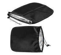 Universal Car Mirror Covers - 2 Pack Oxford Fabric Frost & Snow Guards with Drawstring | Waterproof Side Mirror Protectors for Winter, SUVs, Trucks & Vehicles